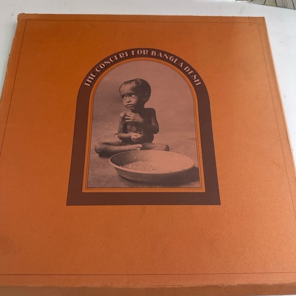 CONCERT FOR BANGLADESH, 3 Record Set & Book,Apple 3385...